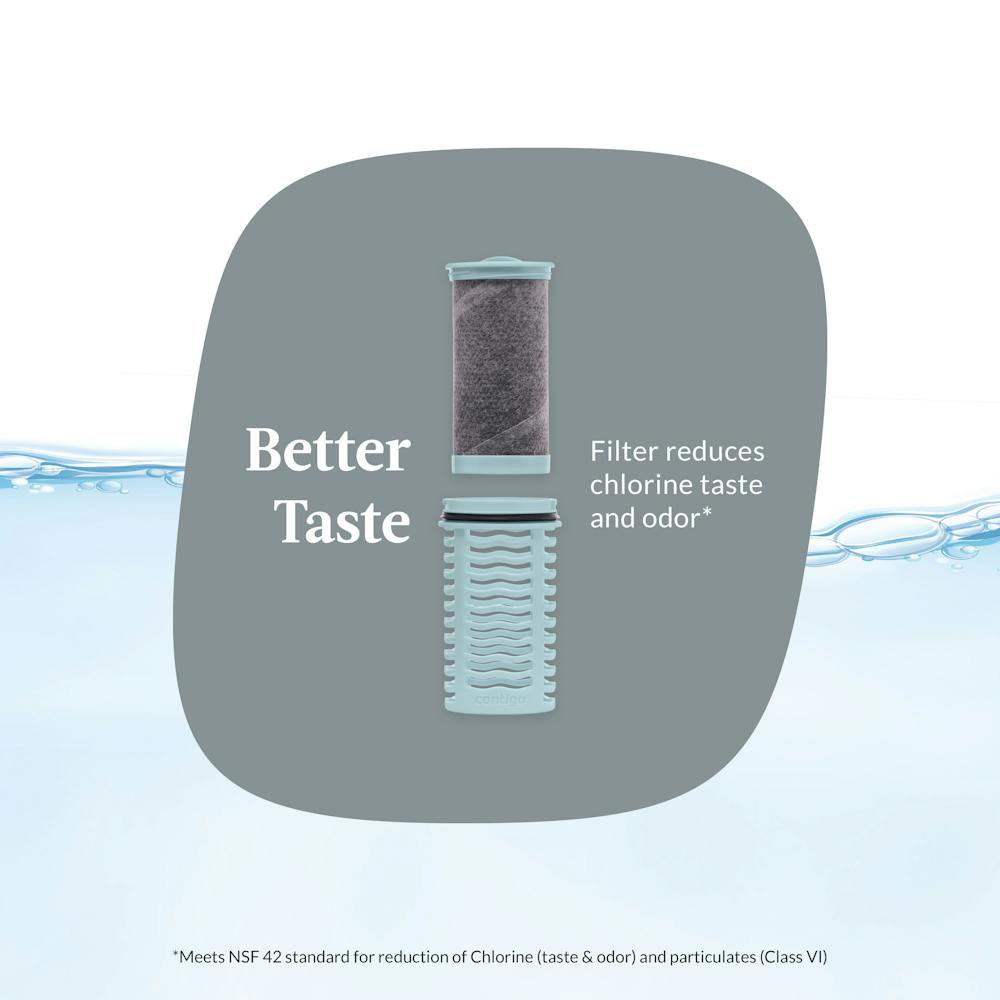 Contigo® Clybourn Chill Freeflow Filtration Stainless Steel Water Bottle with AUTOSEAL® Lid, 24oz